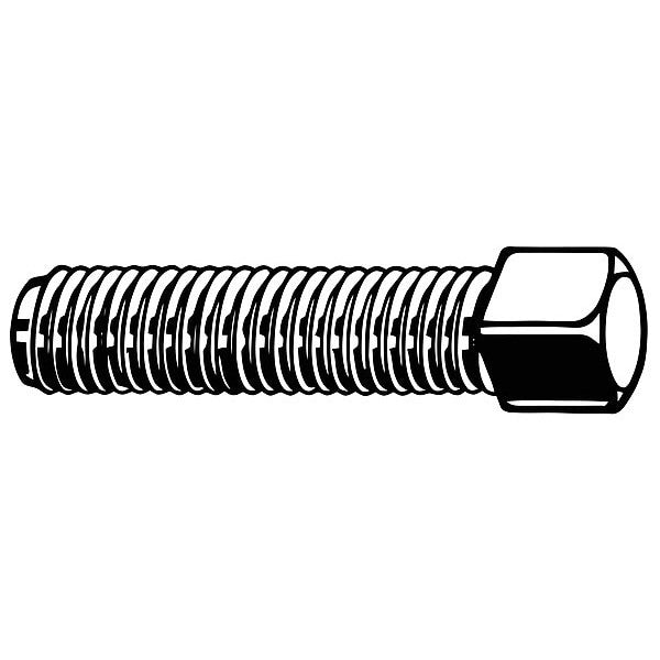 Socket Set Screw, Cup, 1/2-13x3, PK10