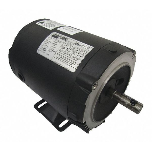 3-Phase General Purpose Motor, 2 HP, 56HC Frame, 230/460V AC Voltage, 3,510 Nameplate RPM