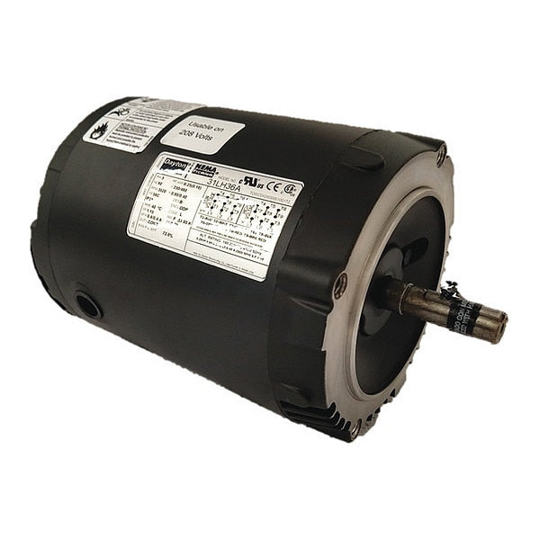 3-Phase General Purpose Motor, 1/4 HP, 56C Frame, 230/460V AC Voltage, 3,520 Nameplate RPM