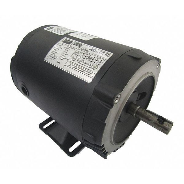 3-Phase General Purpose Motor, 1/3 HP, 56C Frame, 230/460V AC Voltage, 1,140 Nameplate RPM