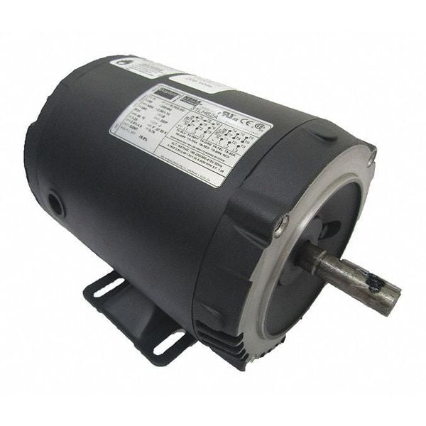 3-Phase General Purpose Motor, 3/4 HP, 56C Frame, 230/460V AC Voltage, 3,485 Nameplate RPM