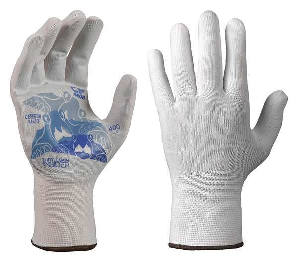 Glove Liners, Nylon/Polyester, S, Blk, PR