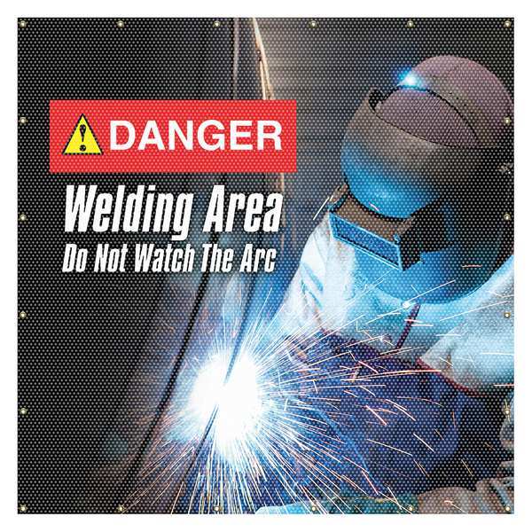 Welding Curtain, Yellow, 6 ft. W