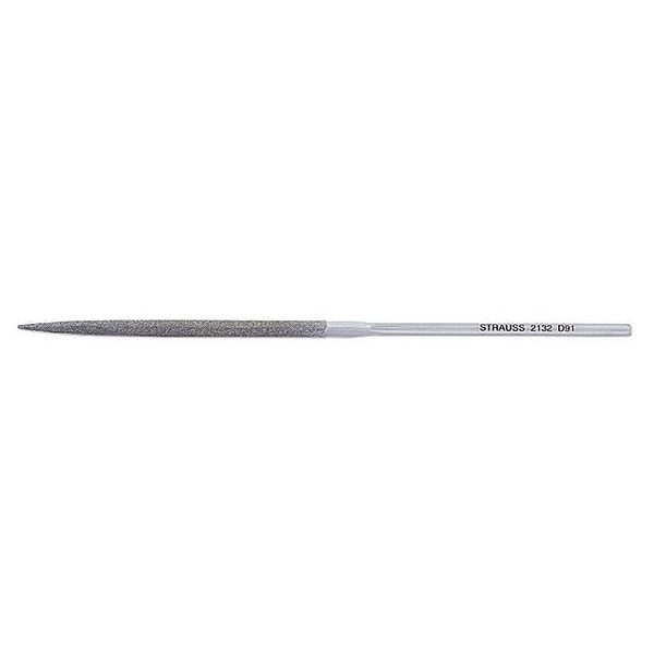 Needle File, Swiss, Triangular, 5-1/2 In. L