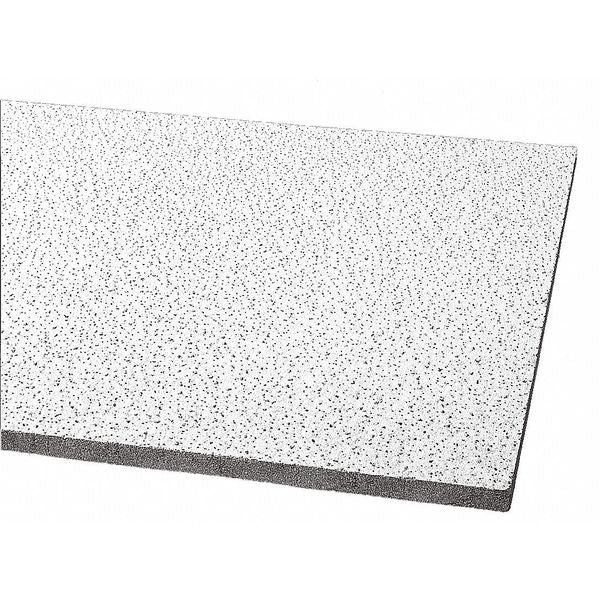 Fine Fissured Ceiling Tile, 24 in W x 48 in L, 8 PK