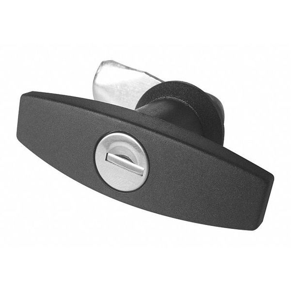 Replacement Lock, Chrome, Black Matted