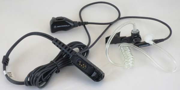 Earpiece, Polycarbonate/Metal, 6-51/64 inL