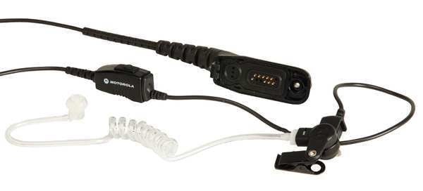 Earpiece, Polycarbonate/Metal, 51/64 in. W
