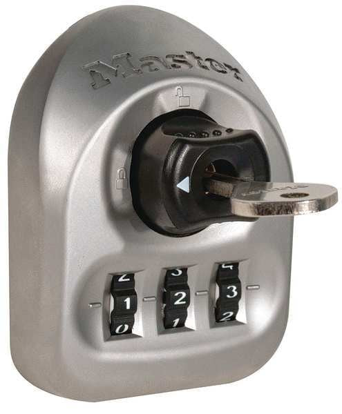 Multiuse Lock, Silver/Black, 3-1/16 in. H