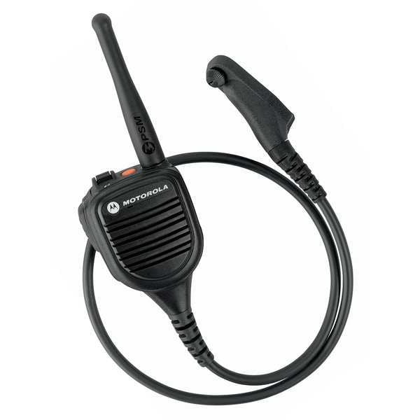 Speaker Mic, Polycarbonate/Metal, 3-5/64in