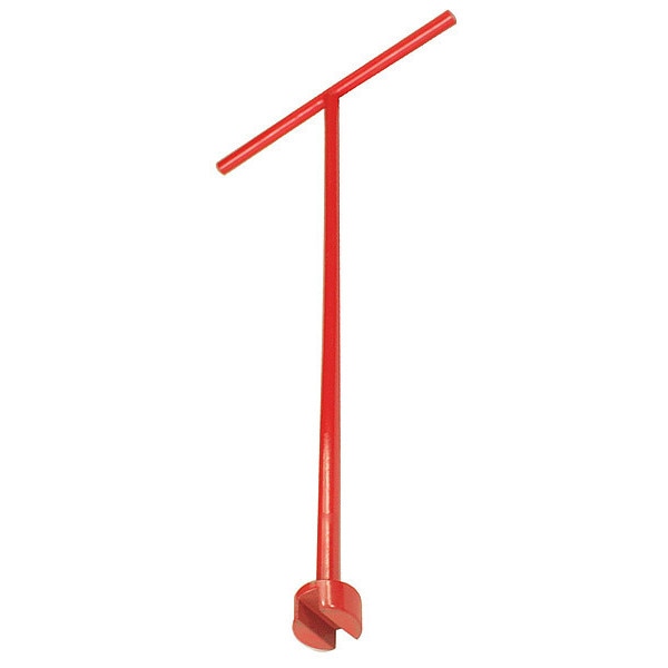 Meter Key, 32 in., Steel, Powder-Coated