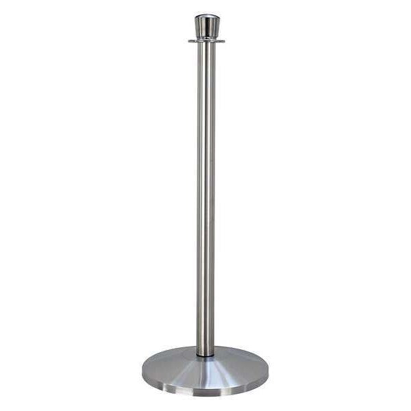 Urn Top Rope Post, Satin Stainless Steel