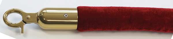 Barrier Rope, Velour, 6 ft L