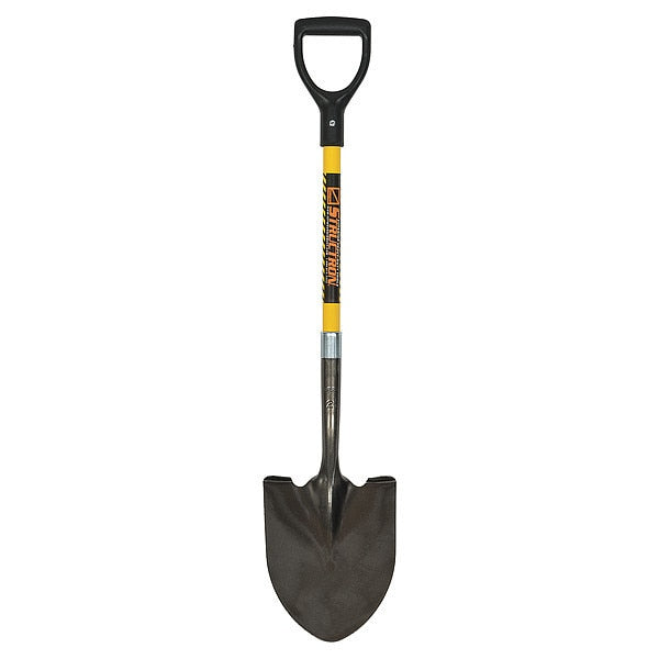Round Point Shovel, 29 in. Handle, 14 ga.