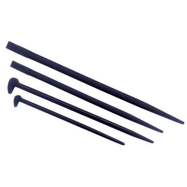 Pry Bar, Curved, High Carbon Steel, 4 pcs.