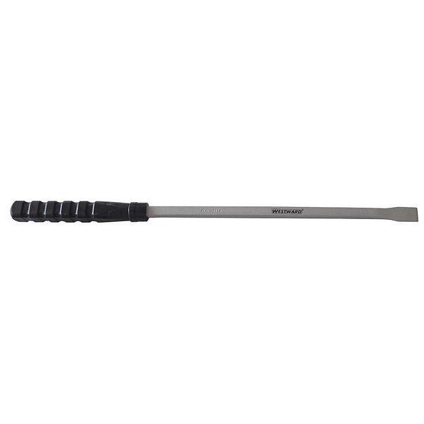 Pry Bar, Carbon Steel, Silver, 28 in. L