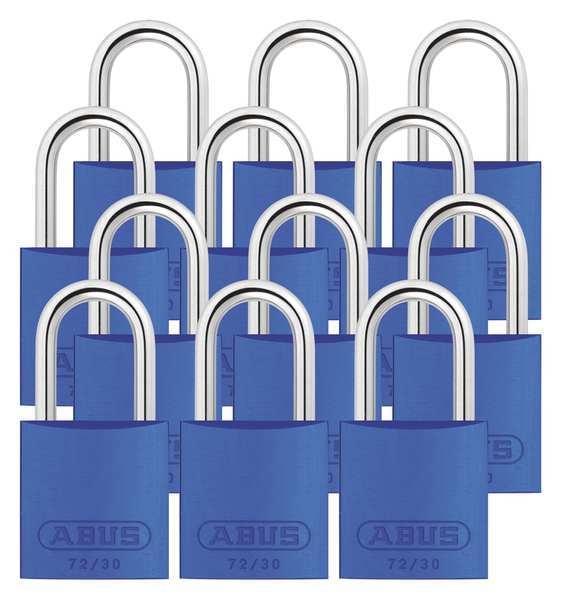 Lockout Padlock, KA, Blue, 2-17/32