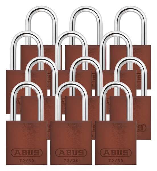 Lockout Padlock, KA, Brown, 2-17/32