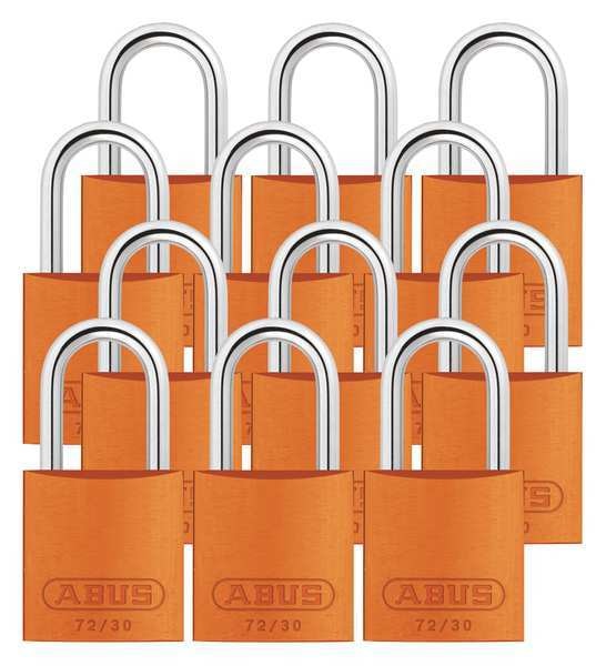 Lockout Padlock, KA, Orange, 2-17/32