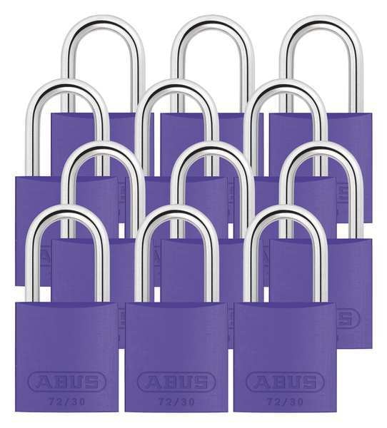 Lockout Padlock, KA, Purple, 2-17/32