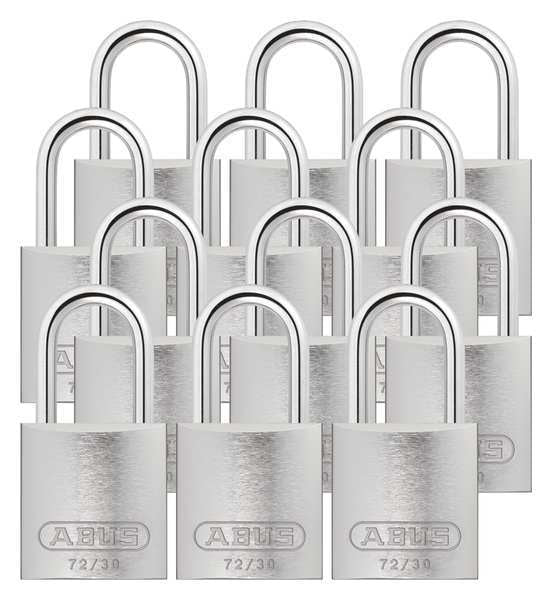 Lockout Padlock, KA, Silver, 2-17/32