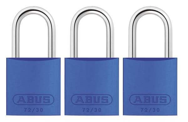 Lockout Padlock, KA, Blue, 2-17/32