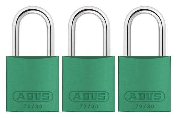 Lockout Padlock, KA, Green, 2-17/32