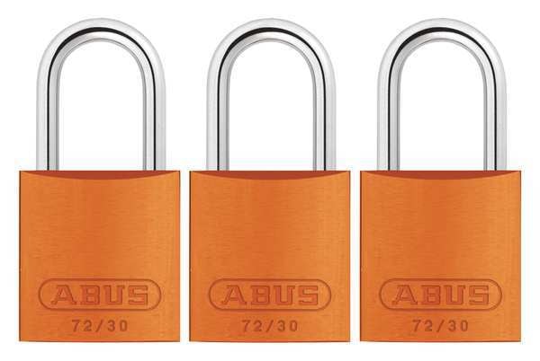 Lockout Padlock, KA, Orange, 2-17/32