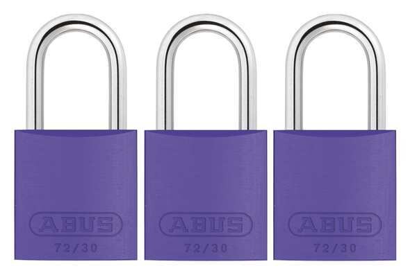 Lockout Padlock, KA, Purple, 2-17/32
