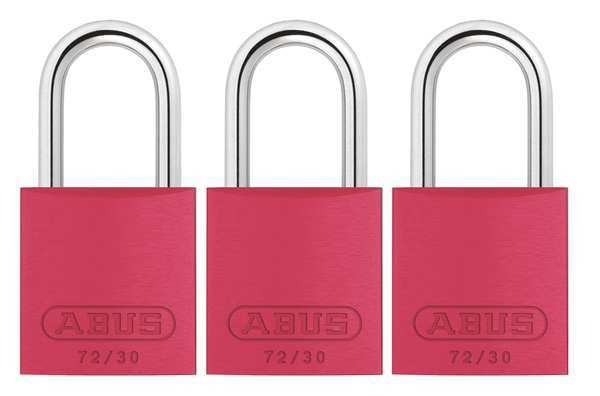 Lockout Padlock, KA, Red, 2-17/32