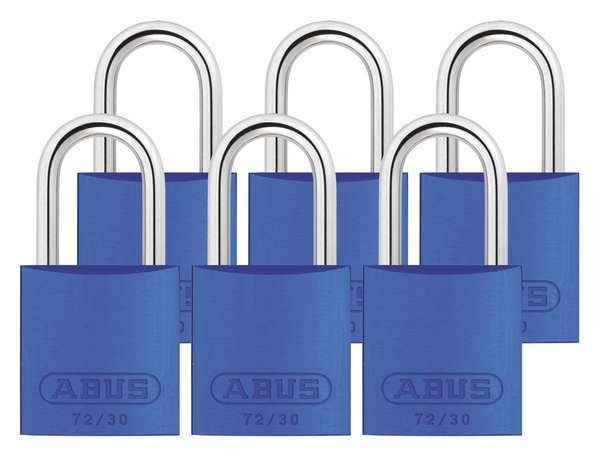 Lockout Padlock, KA, Blue, 2-17/32