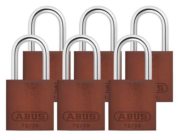 Lockout Padlock, KA, Brown, 2-17/32