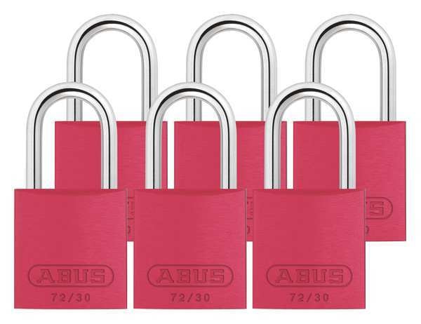 Lockout Padlock, KA, Red, 2-17/32