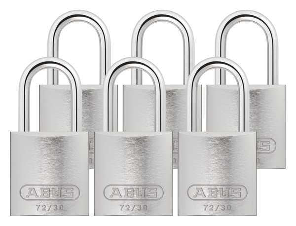 Lockout Padlock, KA, Silver, 2-17/32