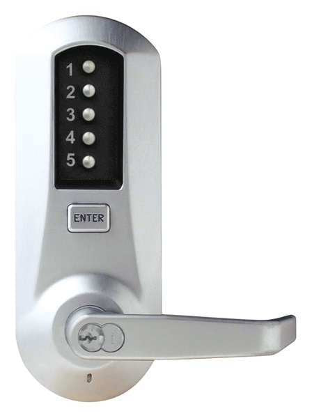 Push Button Lock, Entry, Key Override