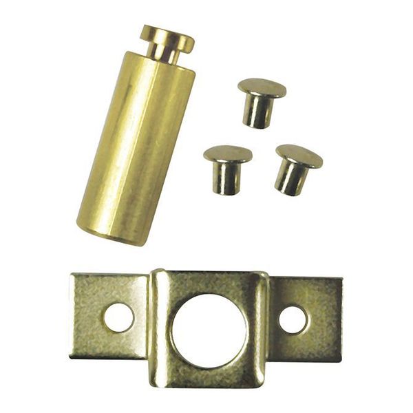 Latch Bolt Kit, Deadbolt, Rnd, Sheet Metal