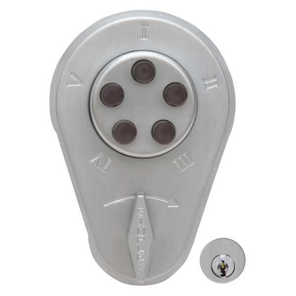 Push Button Lockset, 9000, Thumb Turn