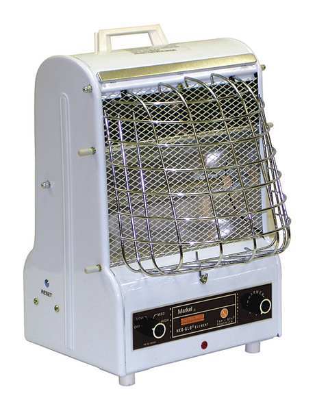 Portable Electric Jobsite & Garage Heater, 1500/900/600, 120V AC