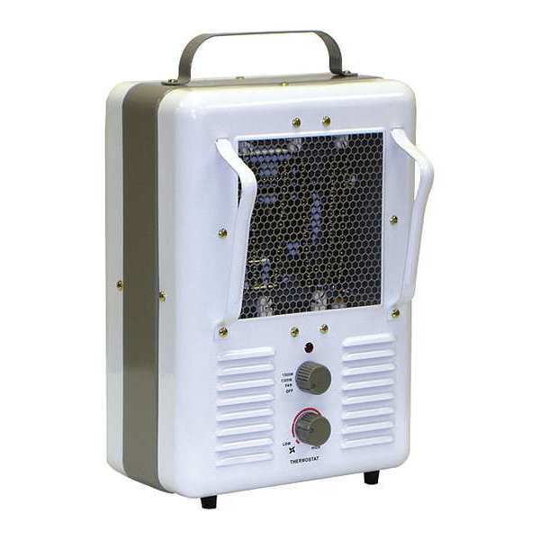 Portable Electric Jobsite & Garage Heater, 1500W/1300W, 120V AC
