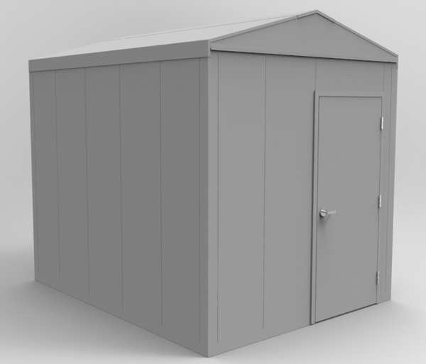 Steel Outdoor Storage Building, Gray