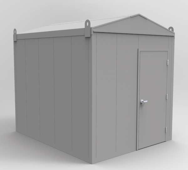 Steel Outdoor Storage Building, Gray
