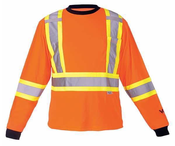 Viking Safety Poly/Cotton LS T-Org