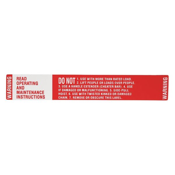 Coffing Warning Decal