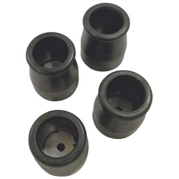 Crutch Tips, 1 In., PK4