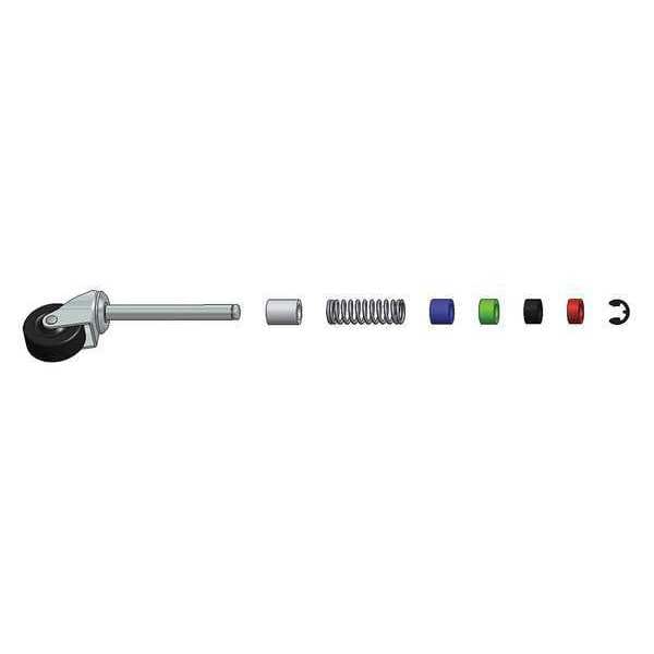 Ladder Replacement Caster Kit, 62-96 lb.