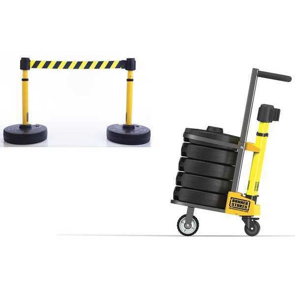 PLUS Barricade, Yellow with Black Stripes