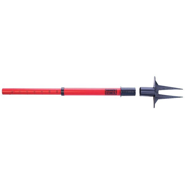 PLUS Barrier System Post, 22-42in, Red