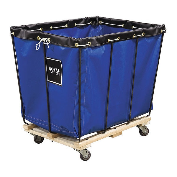 Basket Truck, 8, Blue, Vinyl, 600 lb.