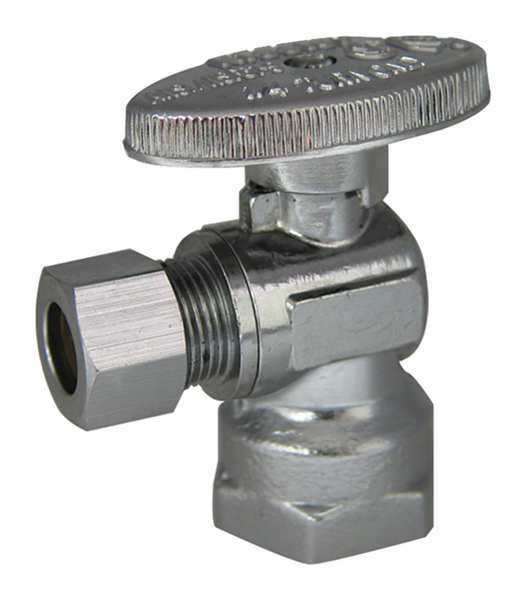 Angle Stop Valve, 3/8in.Compx1/2in.FIP