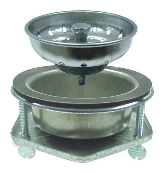 Basket Strainer, Stainless Steel, 17 ga.